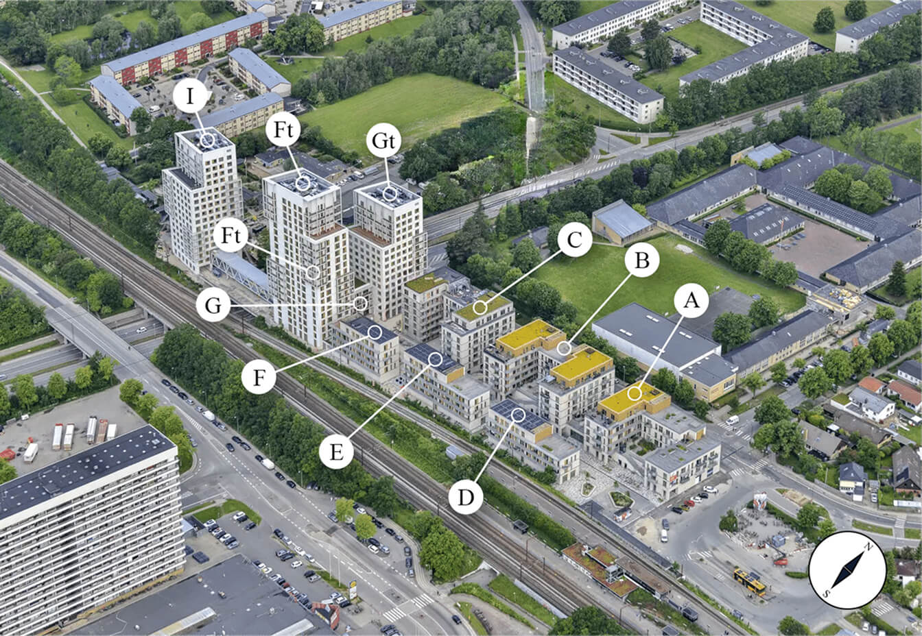 Rødovre Port Oversigtskort